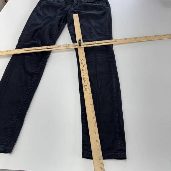 J.Crew Jeans Womens 29 Black Leggy Denim Skinny‎ Mid Rise Cotton - Picture 3 of 10